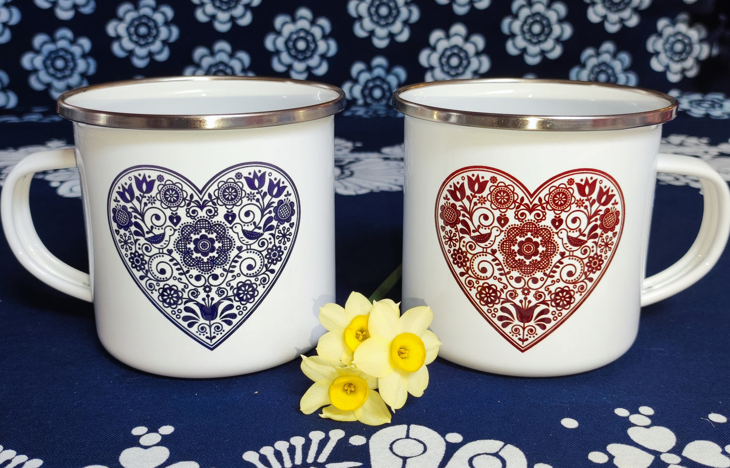 Plecháček Srdce - modré