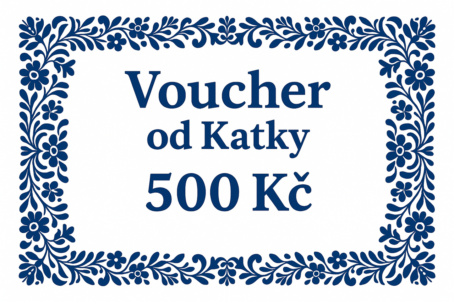 Dárkový poukaz na nákup v eshopu Od Katky